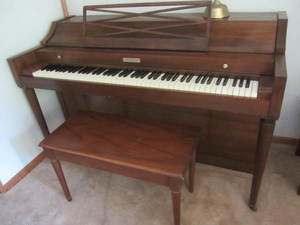 Baldwin piano, #994161, 58Lx26Dx3...