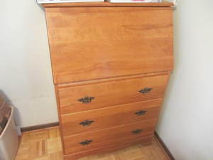 Drop front desk - American style, 3...