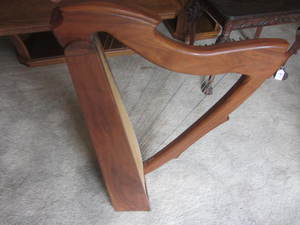 Gothic harp, 12Wx24Dx33H...