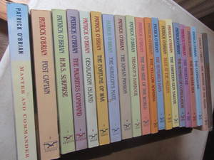 Patrick OBrian books, 20 volumes...