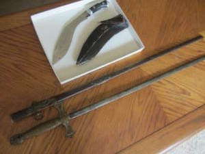 Sword with Knight, 26L blade, enti...