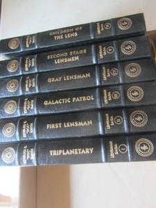 Edward E Smith leather bound books,...