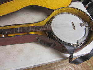 Banjo with case...