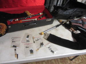Bag pipe components...