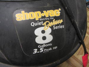 Shop Vac, 8 gallon, 3.5hp peak, wit...