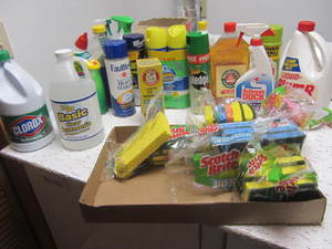 Cleaning supplies...