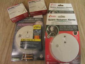 Smoke detectors, combo smoke & CO2...