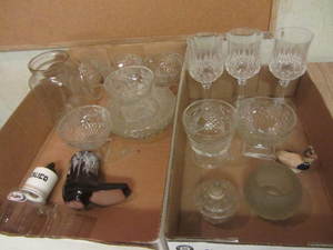 Pressed sherbets (6), dessert plate...