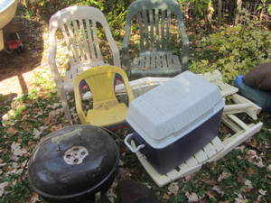 Stacking chairs - adult & kids size...