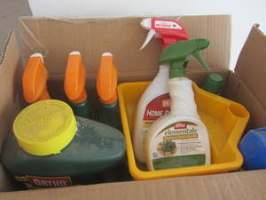 Weed control, plant food...