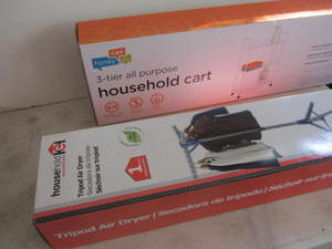 Laundry cart, Tripod Air Dryer, bot...