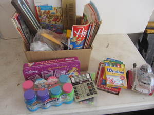 Colored markers, Cards with Disney ...
