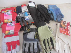 Gloves ladies M leather palm. Kevl...