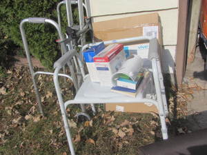 Blood pressure kit, hotcold pack, ...