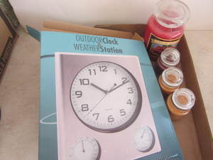 Outdoor clock  weather station, ja...