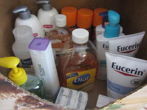Personal care products with Eucerin...