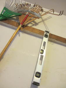 Hand tools around garage...