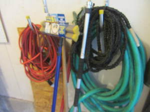 Garden hose, power cords...