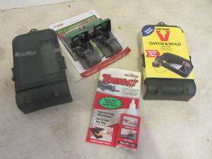 Mouse traps and bait...
