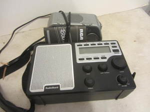 Radio Shack AMFMWX, RCA radio...