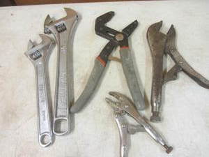 Adjustable wrenches with Ridgid, Ro...