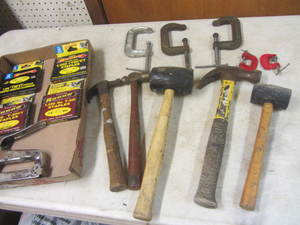 Hammers with claw & ball peen, rubb...