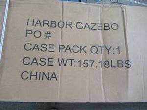 lot 313 image: Hampton Bay 12 ft. x 12 ft. Harbor Gazebo GFS01250A