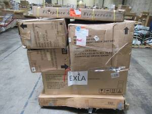 lot 201 image: WHOLESALE MIXED PALLET OF MISCELLANEOUS INDOOROUTDOOR FURNIATURE AND DECOR