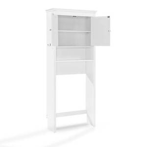 lot 230 image: Crosely Furniture Lydia 27 in. W x 10.5 in. D x 66.5 in. H Space Saver in. White CF7002-WH
