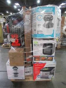 lot 408 image: WHOLESALE MIXED PALLET OF MISCELLANEOUS SMALL KITCHEN APPLIANCES, GARAGE ITEMS AND MORE
