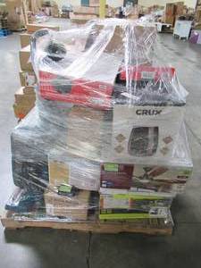 lot 412 image: WHOLESALE MIXED PALLET OF CEILING FANS, SMOKER, GARAGE ITEMS AND MORE