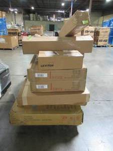 lot 413 image: WHOLESALE MIXED PALLET OF INDOOROUTDOOR SIDE TABLES, BED FRAMES AND MORE