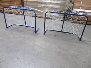 lot 317 image: Set of 2 Childrens Hockey Goal Nets, Measure 33 x 22.