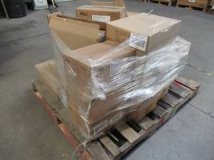 lot 331 image: WHOLESALE MIXED PALLET OF MISCELLANEOUS HOOKS, FASTENERS AND MORE