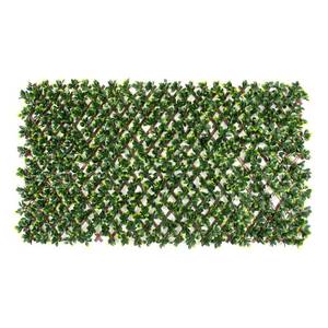lot 339 image: Privahedge Expandable Brown PVC Trellis with Gardenia Leaf, TRP3672BR-4000