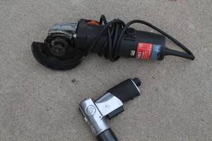lot 37 image: Polisher Pneumatic & Angle Grinder Lot