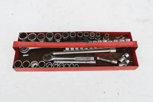 lot 54 image: Socket Set And  12  Drivers
