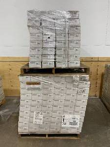 lot 4 image: PERGO Lot of 92 Cases of- Portfolio Marion Walnut Smooth Laminate Flooring.  16.12 sq. ft. per case.  Total of 1,483 sq. ft.