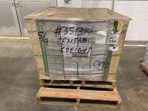 lot 8 image: BOUTIQUE CERAMIC Lot of 92 Cases of- Boutique Gray 12-in x 12-in Glazed Ceramic Random Mosaic Wall Tile (8.43 sq. ft. per case). Total of 775 sq. ft.