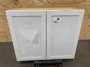 lot 54 image: White cabinet from Lowes