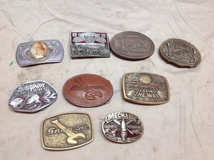 lot 51 image: Belt Buckles