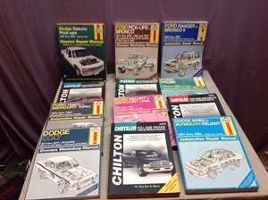 lot 54 image: Auto Repair Shop Manuals