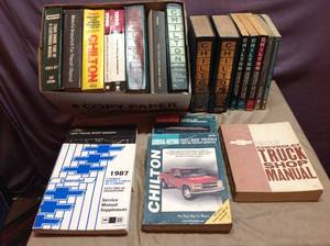 lot 101 image: Auto Repair Shop Manuals