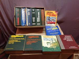 lot 103 image: Auto Repair Shop Manuals