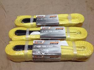lot 110 image: 3 New Tow Straps