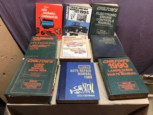 lot 133 image: Auto Repair Shop Manuals