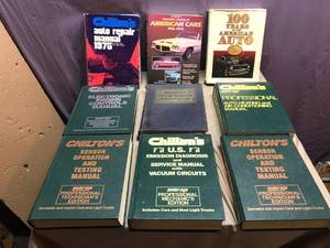 lot 134 image: Auto Repair Shop Manuals