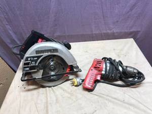 lot 176 image: Skilsaw & Milwaukee Drill