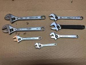 lot 209 image: Crescent Wrenches