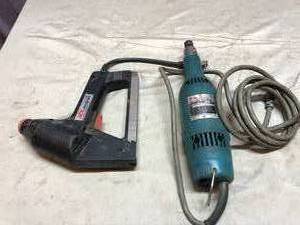lot 345 image: Makita Die Grinder & Stapler